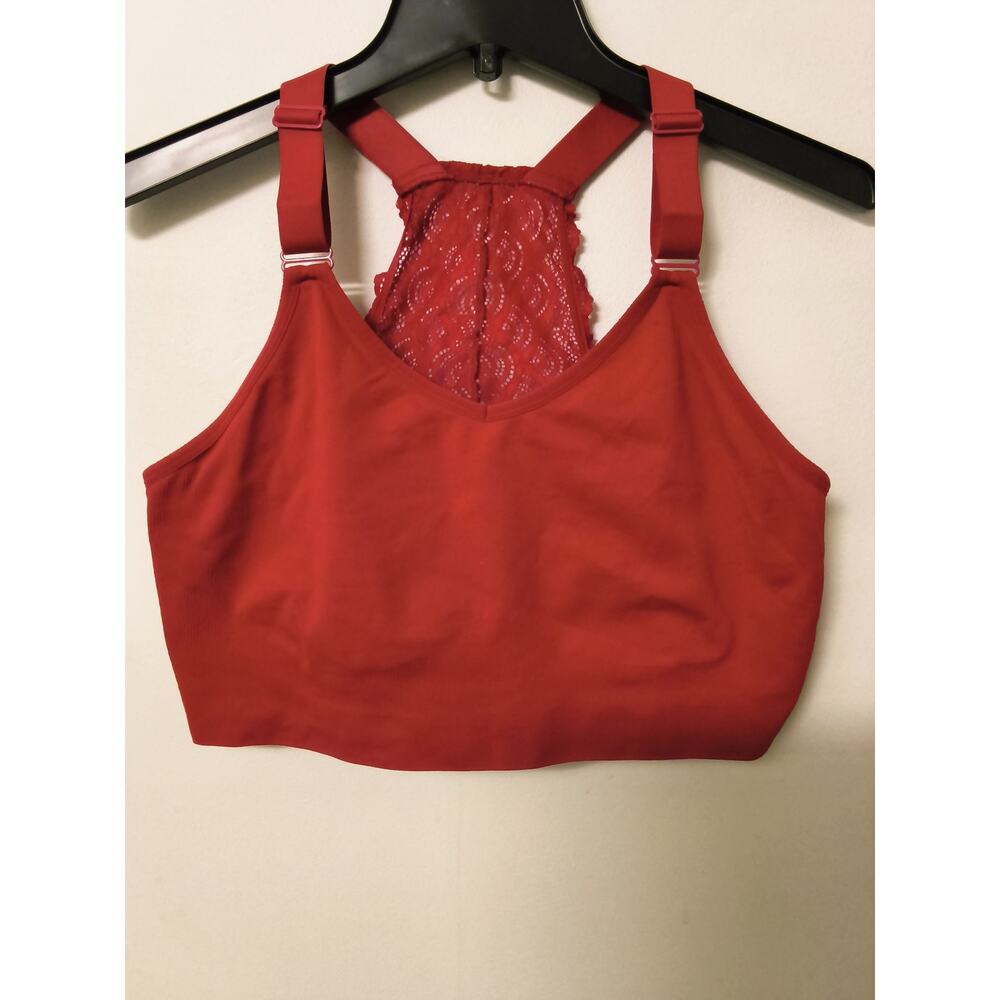 Cacique red bralette size 18/20 - Picture 2 of 4